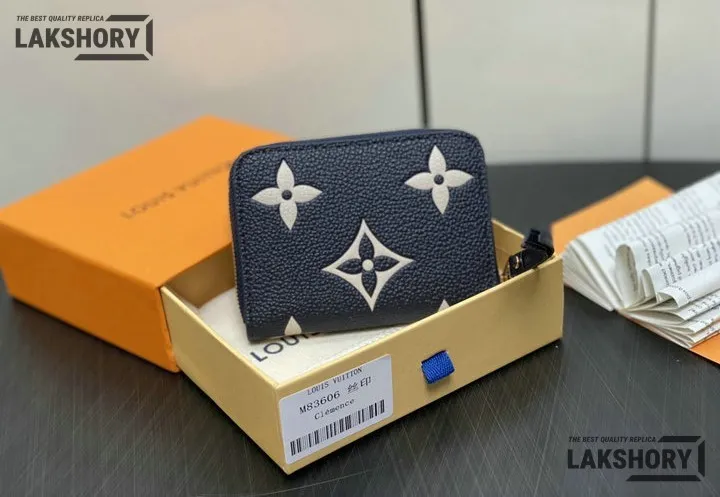 Louis Vuitton 1:1 Mirror Replica Monogram Giant Zippy Coin Purse Black Beige 11CM/4.3IN Louis Vuitton Replica Wallets Louis Vuitton 1:1 Mirror Replica Monogram Giant Zippy Coin Purse Black Beige 11CM/4.3IN Louis Vuitton Replica Wallets