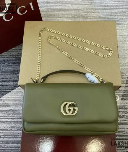 Gucci 1:1 Mirror Replica GG Milano Small Top Handle Bag 26CM/10.2IN Gucci Replica Marmont Bags