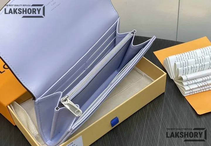 Louis Vuitton 1:1 Mirror Replica Mahina Iris Wallet NM 19CM/7.5IN Louis Vuitton Replica Wallets Louis Vuitton 1:1 Mirror Replica Mahina Iris Wallet NM 19CM/7.5IN Louis Vuitton Replica Wallets