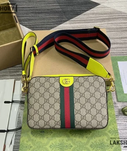 Gucci 1:1 Mirror Replica Ophidia Small Wristlet Crossbody Bag 23.5CM/9.3IN Gucci Replica Ophidia Bags
