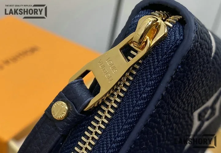 Louis Vuitton 1:1 Mirror Replica Monogram Giant Zippy Coin Purse Black Beige 11CM/4.3IN Louis Vuitton Replica Wallets Louis Vuitton 1:1 Mirror Replica Monogram Giant Zippy Coin Purse Black Beige 11CM/4.3IN Louis Vuitton Replica Wallets