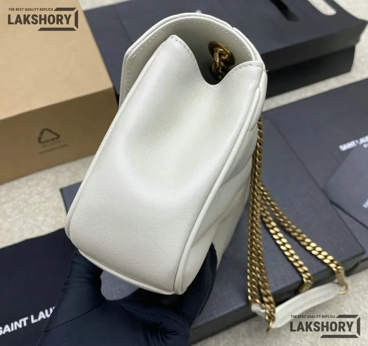 Ysl 1:1 Mirror Replica Loulou Small Matelassé Chain Bag 24CM/9.4IN Replica Crossbody Bags Ysl 1:1 Mirror Replica Loulou Small Matelassé Chain Bag 24CM/9.4IN Replica Crossbody Bags
