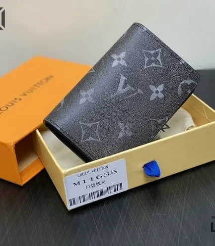 Louis Vuitton 1:1 Mirror Replica Pocket Organizer Coated Canvas Monogram 7.5CM/3IN Louis Vuitton Replica Wallets Louis Vuitton 1:1 Mirror Replica Pocket Organizer Coated Canvas Monogram 7.5CM/3IN Louis Vuitton Replica Wallets