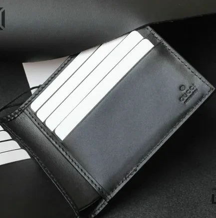 Gucci 1:1 Mirror Replica Guccissima Signature Web Bi-Fold Wallet 11CM/4.3IN Gucci Replica Wallets