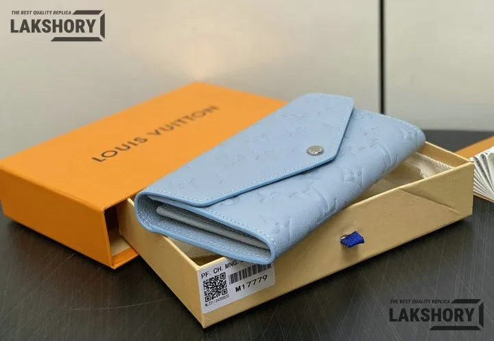 Louis Vuitton 1:1 Mirror Replica Sarah Wallet Monogram Empreinte Leather 19CM/7.5IN Louis Vuitton Replica Wallets Louis Vuitton 1:1 Mirror Replica Sarah Wallet Monogram Empreinte Leather 19CM/7.5IN Louis Vuitton Replica Wallets