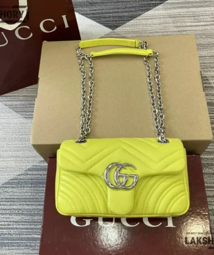 Gucci 1:1 Mirror Replica GG Marmont Small Shoulder Bag 22CM/8.7IN Gucci Replica Marmont Bags