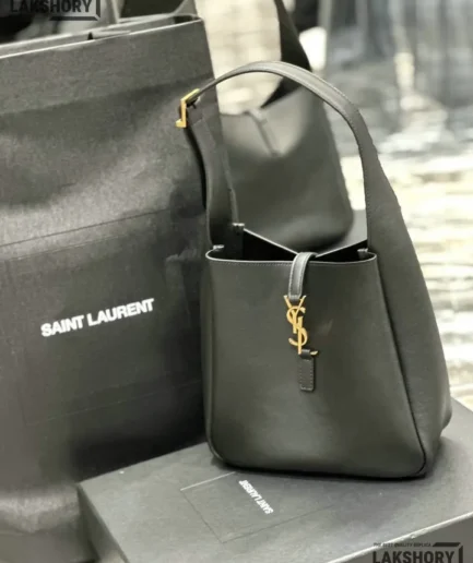 YSL 1:1 Mirror Replica Calfskin Medium Le 5 A 7 Soft Hobo Bag 23CM/9.1IN Replica Hobo Bags