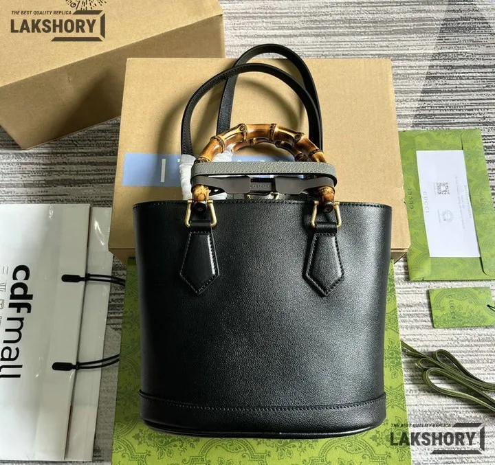 Gucci 1:1 Mirror Replica Diana Bamboo Handle Tote Bag 22CM/8.7IN Gucci Replica Bamboo Bags Gucci 1:1 Mirror Replica Diana Bamboo Handle Tote Bag 22CM/8.7IN Gucci Replica Bamboo Bags