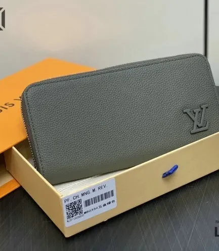 Louis Vuitton 1:1 Mirror Replica Zippy Wallet Horizontal LV Aerogram 21CM/8.3IN Louis Vuitton Replica Wallets
