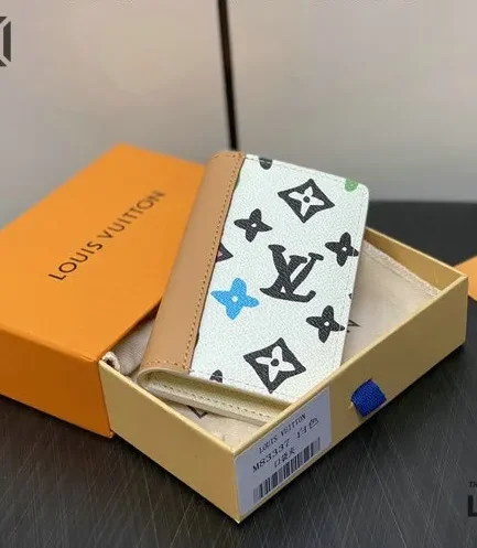 Louis Vuitton 1:1 Mirror Replica X Tyler The Creator Monogram Craggy Pocket Organizer 7.5CM/3IN Louis Vuitton Replica Wallets