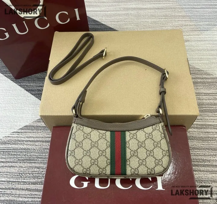 Gucci 1:1 Mirror Replica GG Ophidia Mini Shoulder Bag 19.5CM/7.7IN Gucci Replica Ophidia Bags Gucci 1:1 Mirror Replica GG Ophidia Mini Shoulder Bag 19.5CM/7.7IN Gucci Replica Ophidia Bags