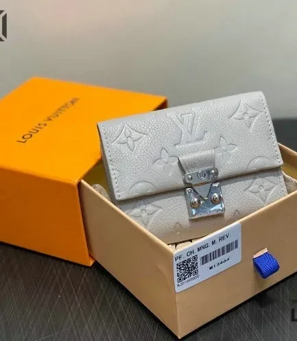 Louis Vuitton 1:1 Mirror Replica Empreinte Metis Compact Wallet Grey 11.5CM/4.5IN Louis Vuitton Replica Wallets