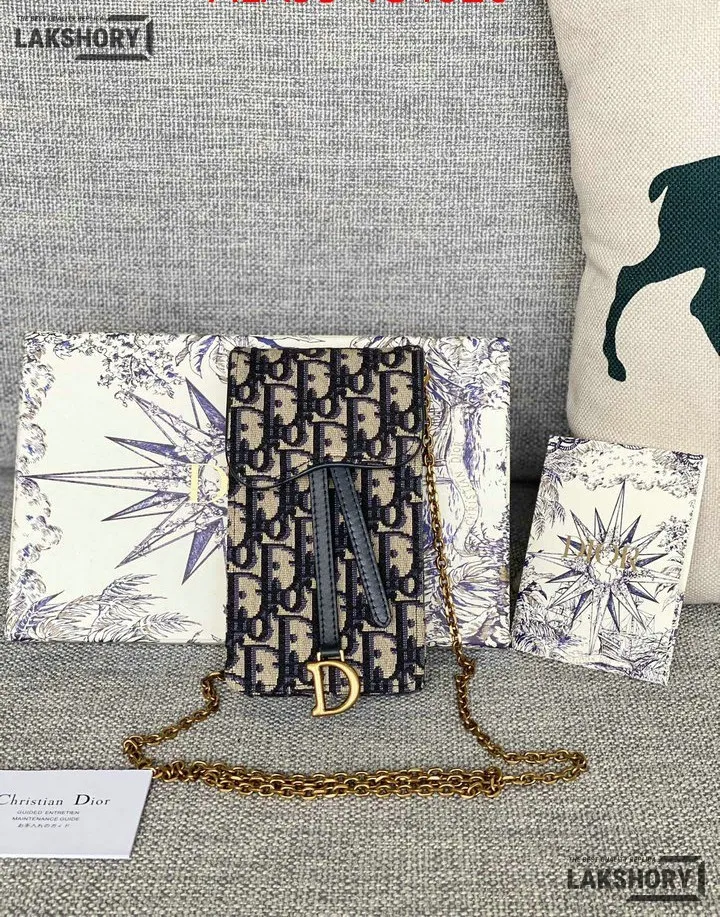 Dior 1:1 Mirror Replica Saddle Vertical Pouch Blue Dior Oblique Jacquard Christian Dior Replica Wallets Dior 1:1 Mirror Replica Saddle Vertical Pouch Blue Dior Oblique Jacquard Christian Dior Replica Wallets