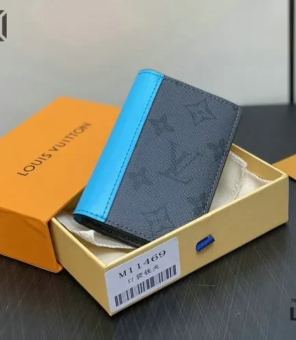 Louis Vuitton 1:1 Mirror Replica Pocket Organizer Monogram Eclipse Turquoise 7.5CM/3IN Louis Vuitton Replica Wallets Louis Vuitton 1:1 Mirror Replica Pocket Organizer Monogram Eclipse Turquoise 7.5CM/3IN Louis Vuitton Replica Wallets