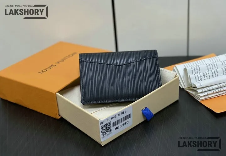 Louis Vuitton 1:1 Mirror Replica Pocket Organizer Epi XL Wallet Black 7.5CM/3IN Louis Vuitton Replica Wallets Louis Vuitton 1:1 Mirror Replica Pocket Organizer Epi XL Wallet Black 7.5CM/3IN Louis Vuitton Replica Wallets