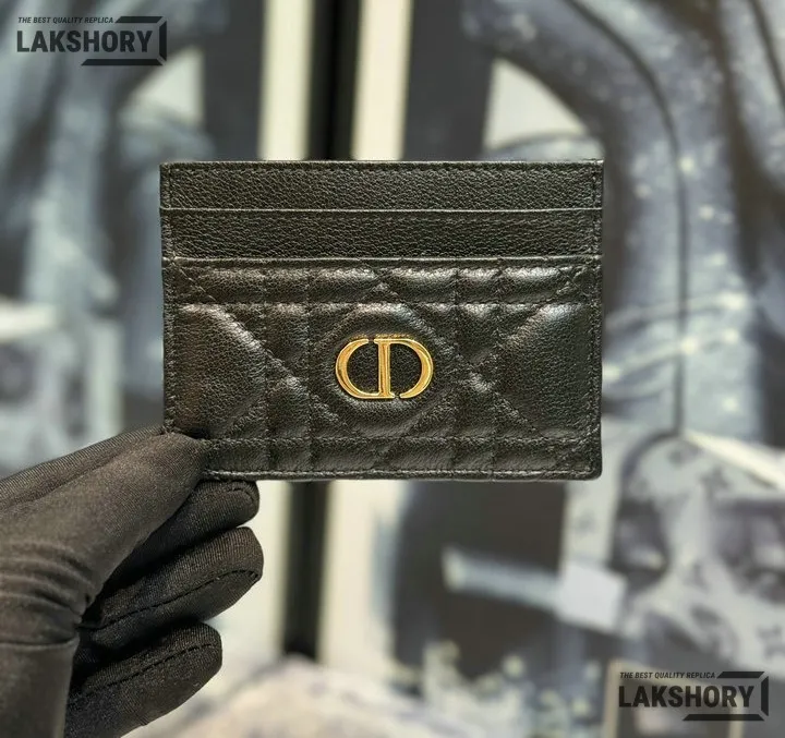 Dior 1:1 Mirror Replica Dior Caro Freesia Card Holder Christian Dior Replica Wallets Dior 1:1 Mirror Replica Dior Caro Freesia Card Holder Christian Dior Replica Wallets