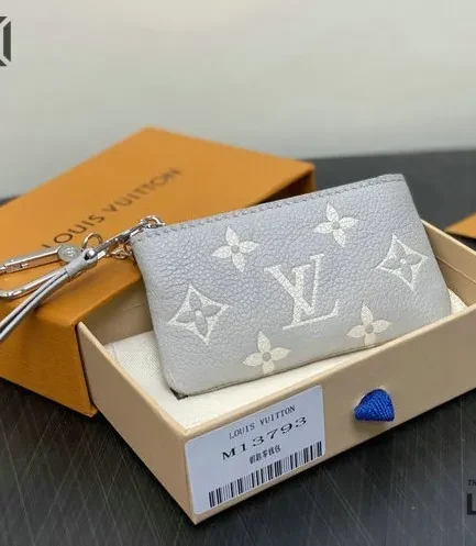 Louis Vuitton 1:1 Mirror Replica Key Pouch Monogram Empreinte 7CM/2.8IN Louis Vuitton Replica Wallets
