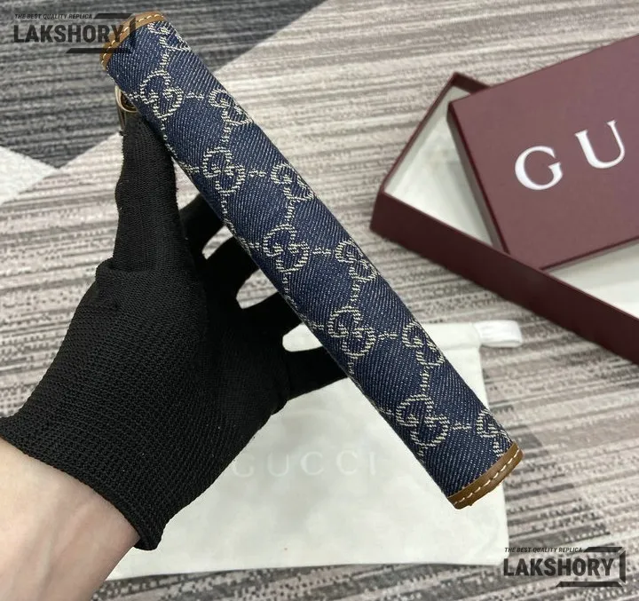 Gucci 1:1 Mirror Replica GG Emblem Zip Around Wallet 19CM/7.5IN Gucci Replica Wallets Gucci 1:1 Mirror Replica GG Emblem Zip Around Wallet 19CM/7.5IN Gucci Replica Wallets