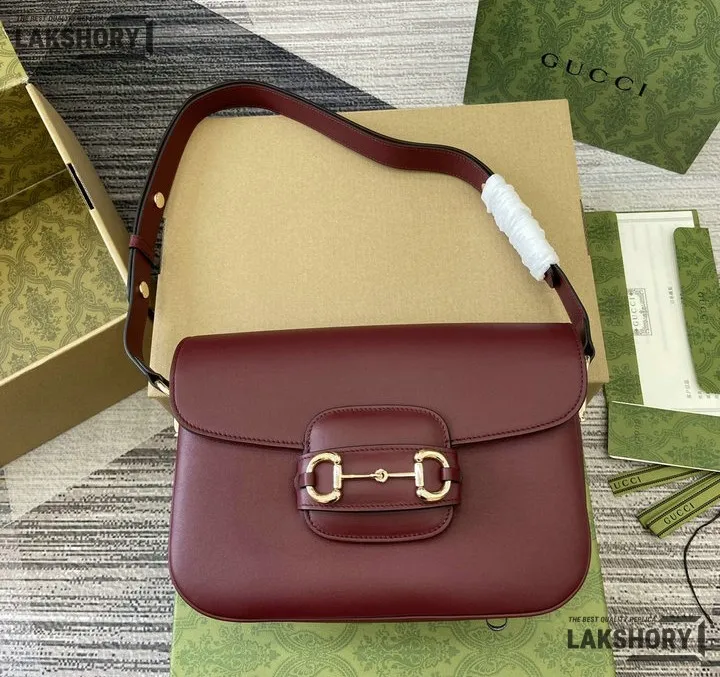 Gucci 1:1 Mirror Replica Horsebit 1955 Medium Shoulder Bag 26CM/10.2IN Gucci Replica Horsebit Bags Gucci 1:1 Mirror Replica Horsebit 1955 Medium Shoulder Bag 26CM/10.2IN Gucci Replica Horsebit Bags