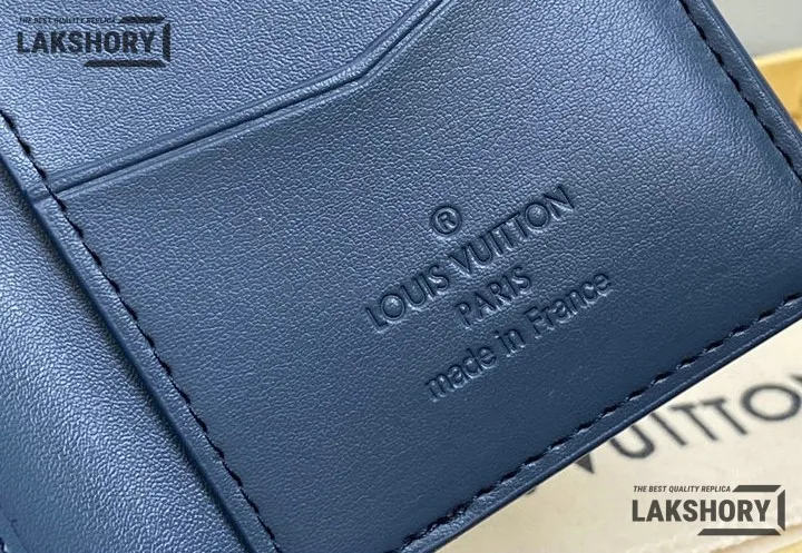 Louis Vuitton 1:1 Mirror Replica Pocket Organizer Taurillon Monogram Sapphire 7.5CM/3IN Louis Vuitton Replica Wallets Louis Vuitton 1:1 Mirror Replica Pocket Organizer Taurillon Monogram Sapphire 7.5CM/3IN Louis Vuitton Replica Wallets