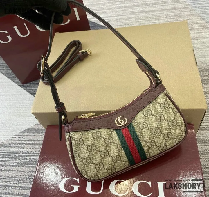 Gucci 1:1 Mirror Replica GG Ophidia Mini Shoulder Bag 19.5CM/7.7IN Gucci Replica Ophidia Bags Gucci 1:1 Mirror Replica GG Ophidia Mini Shoulder Bag 19.5CM/7.7IN Gucci Replica Ophidia Bags