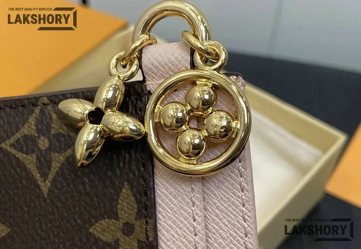 Louis Vuitton 1:1 Mirror Replica Monogram LV Charms Card Holder 7CM/2.8IN Louis Vuitton Replica Wallets Louis Vuitton 1:1 Mirror Replica Monogram LV Charms Card Holder 7CM/2.8IN Louis Vuitton Replica Wallets