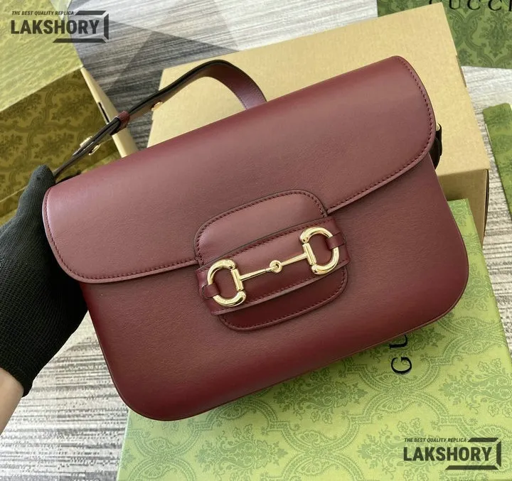 Gucci 1:1 Mirror Replica Horsebit 1955 Medium Shoulder Bag 26CM/10.2IN Gucci Replica Horsebit Bags Gucci 1:1 Mirror Replica Horsebit 1955 Medium Shoulder Bag 26CM/10.2IN Gucci Replica Horsebit Bags