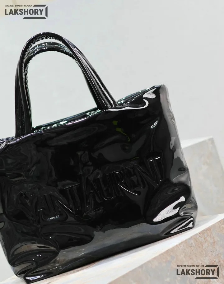 YSL 1:1 Mirror Replica Padded Cowhide Maxi Tote Bag Black 50CM/19.7IN Replica Tote Bags YSL 1:1 Mirror Replica Padded Cowhide Maxi Tote Bag Black 50CM/19.7IN Replica Tote Bags