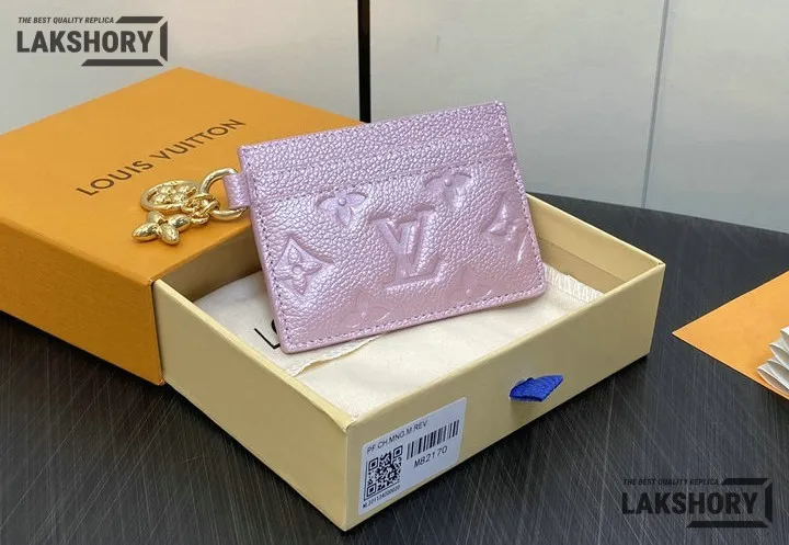 Louis Vuitton 1:1 Mirror Replica Monogram LV Charms Card Holder 7CM/2.8IN Louis Vuitton Replica Wallets Louis Vuitton 1:1 Mirror Replica Monogram LV Charms Card Holder 7CM/2.8IN Louis Vuitton Replica Wallets