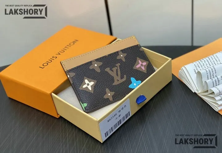 Louis Vuitton 1:1 Mirror Replica LV Tyler The Creator Multiple Wallet Craggy 7CM/2.8IN Louis Vuitton Replica Wallets Louis Vuitton 1:1 Mirror Replica LV Tyler The Creator Multiple Wallet Craggy 7CM/2.8IN Louis Vuitton Replica Wallets
