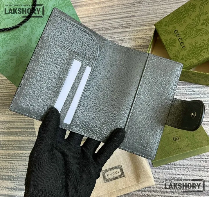 Gucci 1:1 Mirror Replica GG Supreme Ophidia Passport Case Grey 14CM/5.5IN Gucci Replica Wallets Gucci 1:1 Mirror Replica GG Supreme Ophidia Passport Case Grey 14CM/5.5IN Gucci Replica Wallets