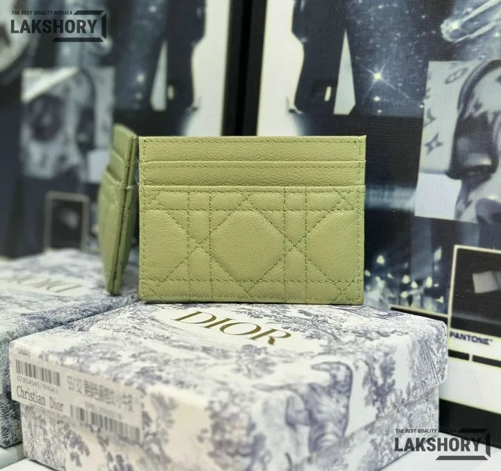 Dior 1:1 Mirror Replica Dior Caro Freesia Card Holder Christian Dior Replica Wallets Dior 1:1 Mirror Replica Dior Caro Freesia Card Holder Christian Dior Replica Wallets