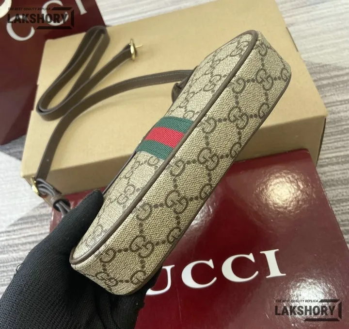 Gucci 1:1 Mirror Replica GG Ophidia Mini Shoulder Bag 19.5CM/7.7IN Gucci Replica Ophidia Bags Gucci 1:1 Mirror Replica GG Ophidia Mini Shoulder Bag 19.5CM/7.7IN Gucci Replica Ophidia Bags