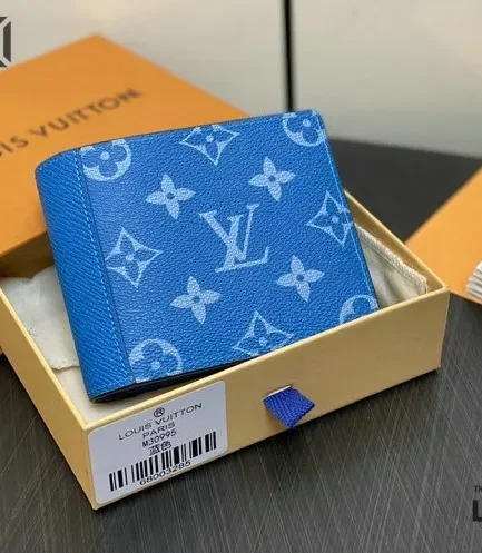 Louis Vuitton 1:1 Mirror Replica Taiga Multiple Wallet 11.5CM/4.5IN Louis Vuitton Replica Wallets
