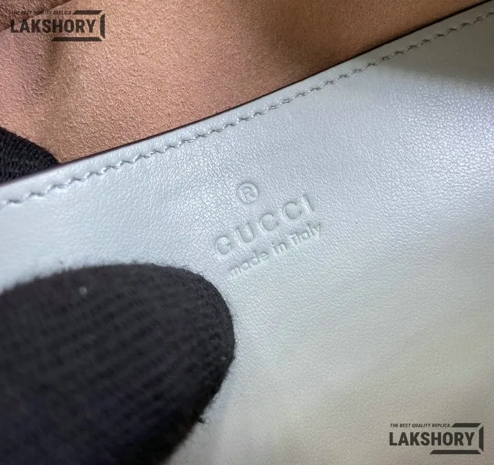 Gucci 1:1 Mirror Replica Medium GG Marmont Chain Light Blue 24CM/9.4IN Gucci Replica Marmont Bags Gucci 1:1 Mirror Replica Medium GG Marmont Chain Light Blue 24CM/9.4IN Gucci Replica Marmont Bags