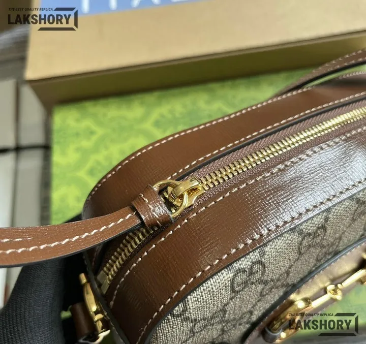 Gucci 1:1 Mirror Replica Horsebit 1955 GG Small Camera Bag 20CM/7.9IN Gucci Replica Horsebit Bags Gucci 1:1 Mirror Replica Horsebit 1955 GG Small Camera Bag 20CM/7.9IN Gucci Replica Horsebit Bags