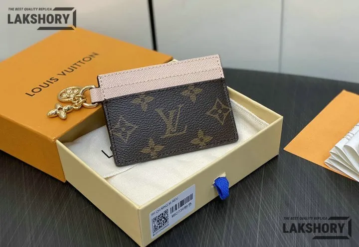 Louis Vuitton 1:1 Mirror Replica Monogram LV Charms Card Holder 7CM/2.8IN Louis Vuitton Replica Wallets Louis Vuitton 1:1 Mirror Replica Monogram LV Charms Card Holder 7CM/2.8IN Louis Vuitton Replica Wallets