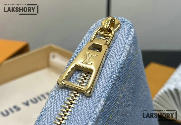 Louis Vuitton 1:1 Mirror Replica Zippy Coin Purse Washed Gray Monogram Denim 11CM/4.3IN Louis Vuitton Replica Wallets Louis Vuitton 1:1 Mirror Replica Zippy Coin Purse Washed Gray Monogram Denim 11CM/4.3IN Louis Vuitton Replica Wallets