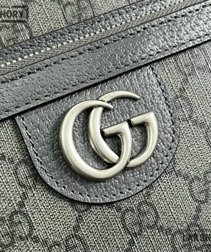 Gucci 1:1 Mirror Replica Medium GG Backpack w/ Double G Leather 40CM/15.7IN Gucci Replica Backpacks