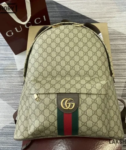Gucci 1:1 Mirror Replica Ophidia GG Medium Double G Backpack 41CM/16.1IN Gucci Replica Backpacks