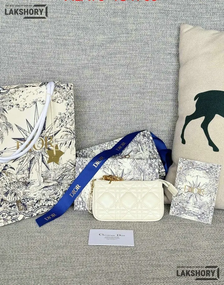 Dior 1:1 Mirror Replica Lambskin Cannage Lady Dior Zipped Key Case 7.6CM/3IN Christian Dior Replica Wallets Dior 1:1 Mirror Replica Lambskin Cannage Lady Dior Zipped Key Case 7.6CM/3IN Christian Dior Replica Wallets