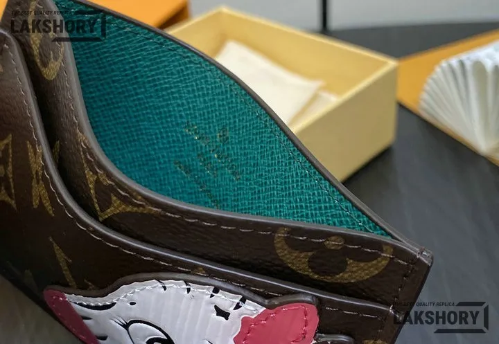 Louis Vuitton 1:1 Mirror Replica x Sun Yitian Card Holder Monogram 7CM/2.8IN Louis Vuitton Replica Wallets Louis Vuitton 1:1 Mirror Replica x Sun Yitian Card Holder Monogram 7CM/2.8IN Louis Vuitton Replica Wallets