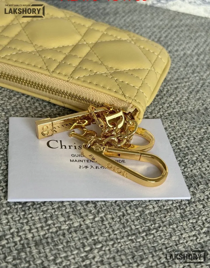 Dior 1:1 Mirror Replica Lambskin Cannage Lady Dior Zipped Key Case 7.6CM/3IN Christian Dior Replica Wallets Dior 1:1 Mirror Replica Lambskin Cannage Lady Dior Zipped Key Case 7.6CM/3IN Christian Dior Replica Wallets
