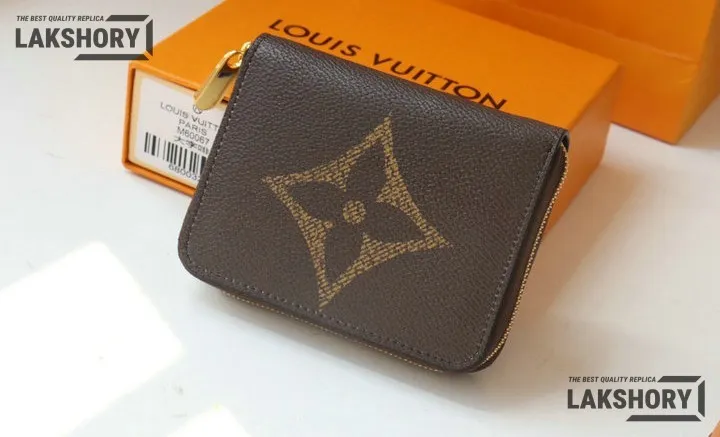 Louis Vuitton 1:1 Mirror Replica Monogram Giant Zippy Coin Purse 11CM/4.3IN Louis Vuitton Replica Wallets Louis Vuitton 1:1 Mirror Replica Monogram Giant Zippy Coin Purse 11CM/4.3IN Louis Vuitton Replica Wallets