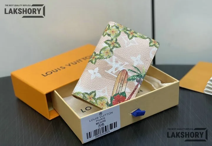 Louis Vuitton 1:1 Mirror Replica Pocket Organizer Monogram Surfin’ 7.5CM/3IN Louis Vuitton Replica Wallets Louis Vuitton 1:1 Mirror Replica Pocket Organizer Monogram Surfin’ 7.5CM/3IN Louis Vuitton Replica Wallets