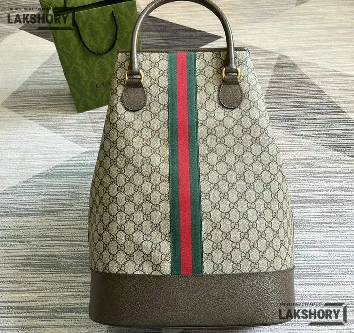 Gucci 1:1 Mirror Replica GG Web Savoy Duffle Bag Beige Ebony 48CM/18.9IN Gucci Replica Ophidia Bags Gucci 1:1 Mirror Replica GG Web Savoy Duffle Bag Beige Ebony 48CM/18.9IN Gucci Replica Ophidia Bags