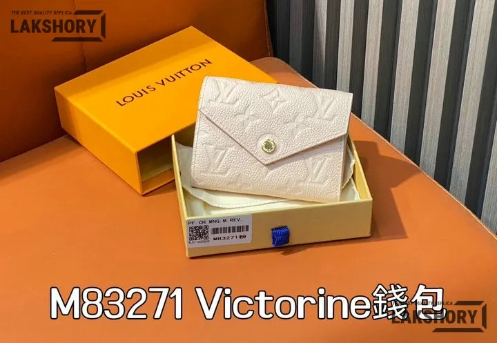 Louis Vuitton 1:1 Mirror Replica White Empreinte Monogram Leather Victorine Wallet 12CM/4.7IN Louis Vuitton Replica Wallets Louis Vuitton 1:1 Mirror Replica White Empreinte Monogram Leather Victorine Wallet 12CM/4.7IN Louis Vuitton Replica Wallets