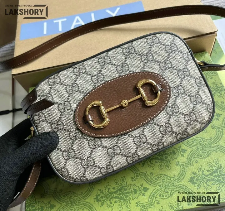 Gucci 1:1 Mirror Replica Horsebit 1955 GG Small Camera Bag 20CM/7.9IN Gucci Replica Horsebit Bags Gucci 1:1 Mirror Replica Horsebit 1955 GG Small Camera Bag 20CM/7.9IN Gucci Replica Horsebit Bags