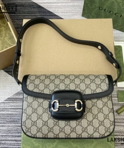 Gucci 1:1 Mirror Replica Horsebit 1955 Soft Medium Shoulder Bag 26CM/10.2IN Gucci Replica Horsebit Bags
