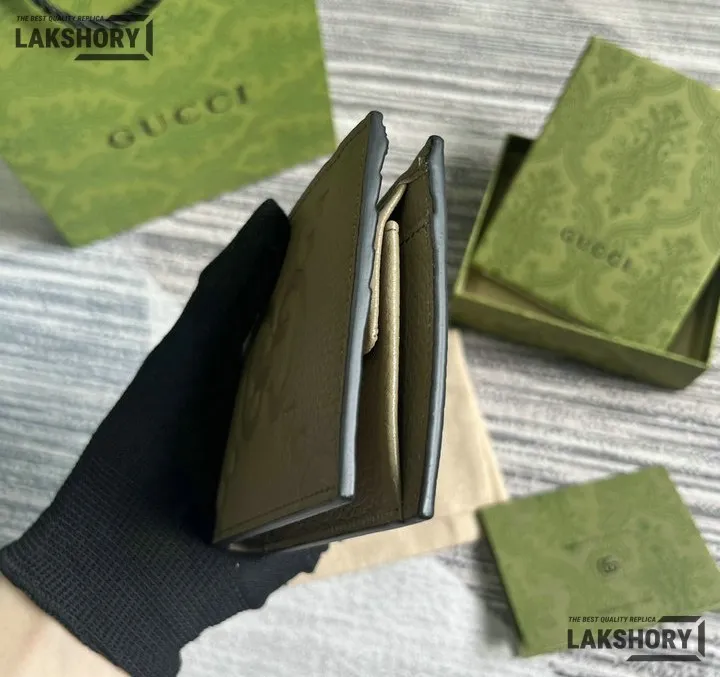 Gucci 1:1 Mirror Replica Jumbo GG Coin Leather Wallet 9CM/3.5IN Gucci Replica Wallets Gucci 1:1 Mirror Replica Jumbo GG Coin Leather Wallet 9CM/3.5IN Gucci Replica Wallets